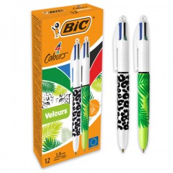 BIC 4 Colours Velours 12 τεμάχια