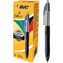 BIC 4 Colours GRIP Pro 12TMX