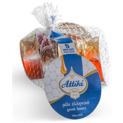 ΜΕΛΙ ΑΤΤΙΚΗ ΕΛΛ/ΚΟ ΔΙΧΤΑΚΙ 5ΤΕΜ Χ 30ΓΡ Χ 24ΤΜΧ