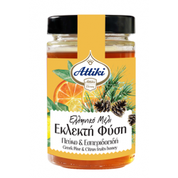 ΜΕΛΙ ΑΤΤΙΚΗ ΕΚΛΕΚΤΗ ΦΥΣΗ ΠΕΥΚΟ & ΕΣΠ/ΔΗ 470ΓΡ Χ 12ΤΜΧ