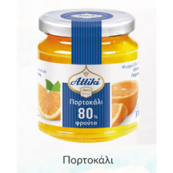 ΜΑΡΜΕΛΑΔΑ ΑΤΤΙΚΗ ΠΟΡΤΟΚΑΛΙ ΒΑΖΟ 370 ΓΡ Χ 6 ΤΜΧ