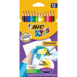BIC KIDS  ΞΥΛΟΜ/ΓΙΕΣ Aquacouleur 12 τμχ