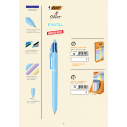 BIC ΣΤΥΛΟ 4 COLORS PASTEL 12Τ.