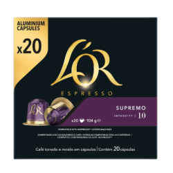 ΚΑΦΕΣ LOR CAPS SUPREMO UTZ 20PC ΙΝΤ.10