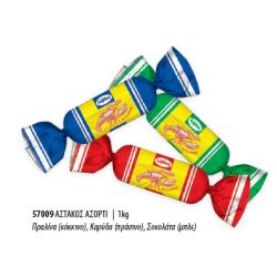 IBIS ΑΣΤΑΚΟΣ ΔΙΑΦΟΡΑ ΚΑΡΑΜΕΛΕΣ 1KG(57009)