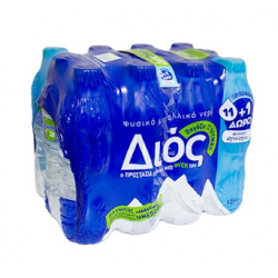 ΔΙΟΣ ΦΥΣΙΚΟ ΜΕΤΑΛΛΙΚΟ ΝΕΡΟ (11+1Δ) ΤΕΜ  Χ 0,5 Λ