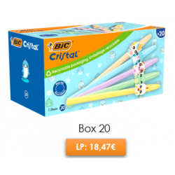 BIC ΣΤΥΛΟ CRISTΑL FIGURINE  20ΤΕΜ/ΚΥΤ.