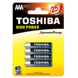 TOSHIBA ΜΠΑΤΑΡΙΕΣ LR03 (ΑΑΑ)(12τμχ)